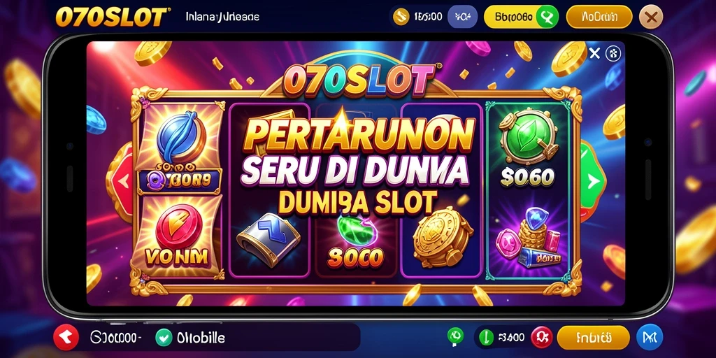 Gameplay seru 070SLOT dengan pertarungan menggunakan slot.