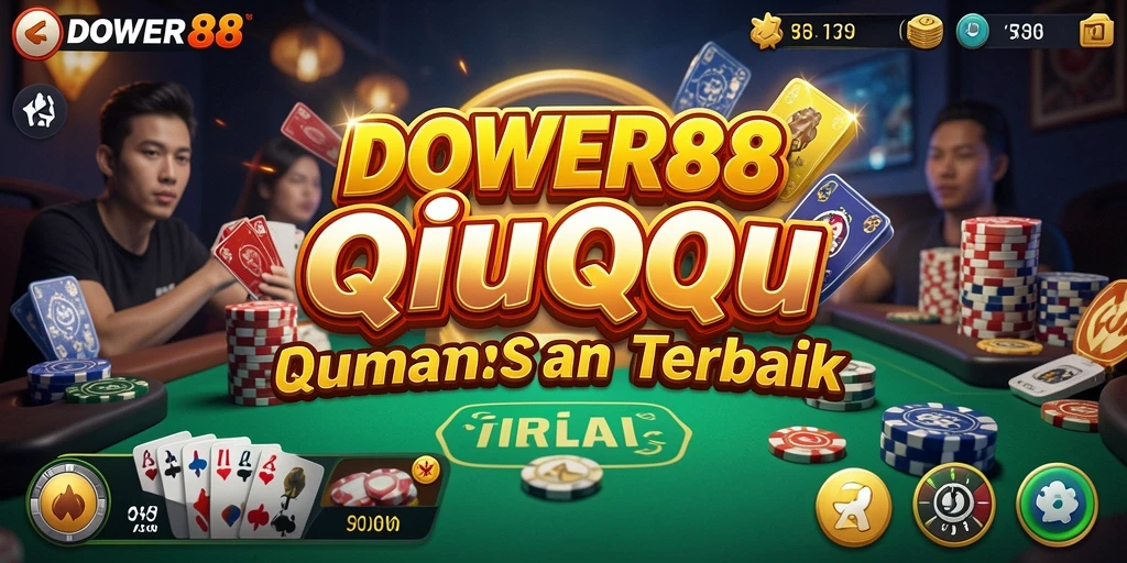 Tampilan menarik dari gameplay QiuQiu DOWER88.