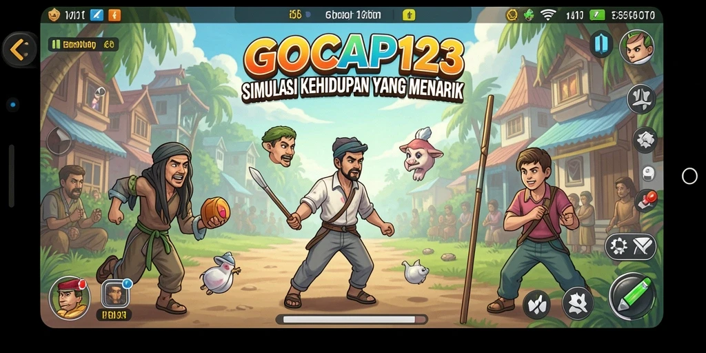 Tampilan permainan GOCAP123 yang menarik dan interaktif.