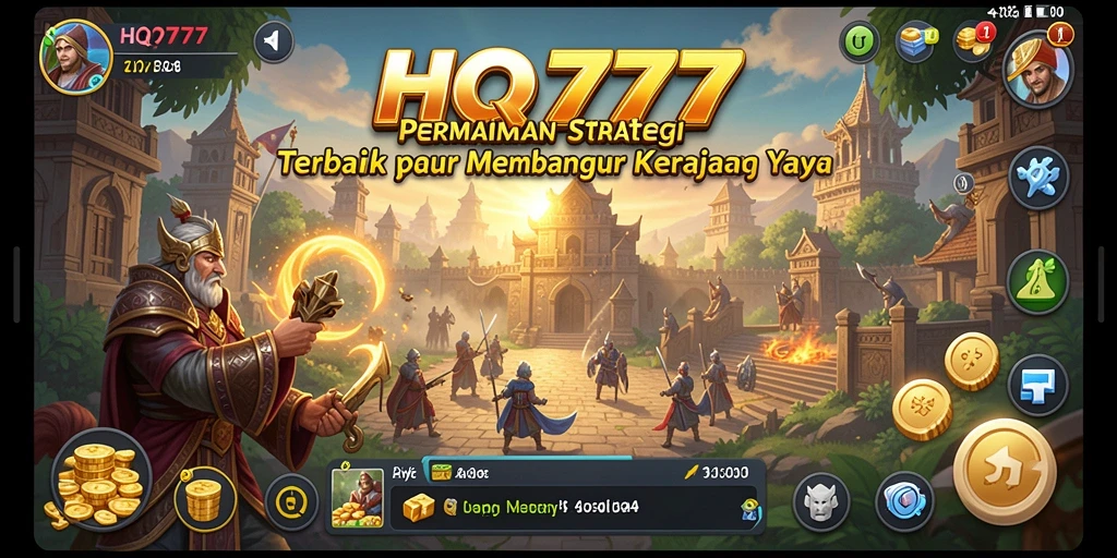 Tampilan menarik dari gameplay HQ777 dengan elemen strategi yang kaya.