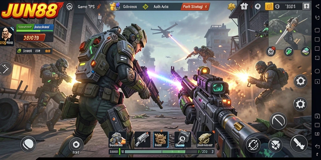 Gameplay seru dan mendebarkan dalam JUN88.