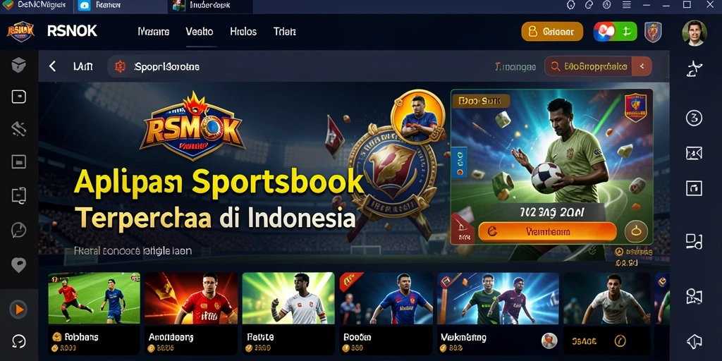 Tampilan screenshot RSNOK menunjukkan antarmuka taruhan yang menarik.