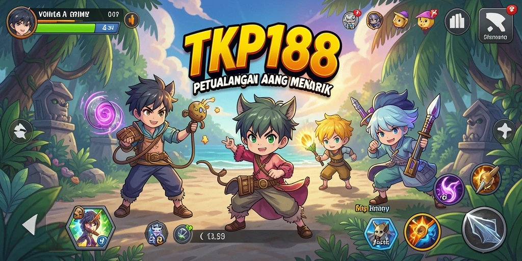 Tampilan gameplay TKP188 dengan karakter Anime yang menawan.