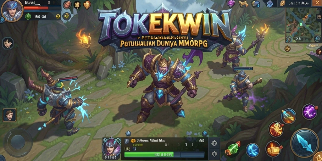 Tampilan gameplay yang seru dan interaktif dalam TOKEKWIN.